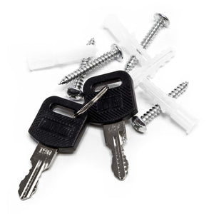 Set Cassetta postale doppia autoportante V12 antracite con telaio di supporto