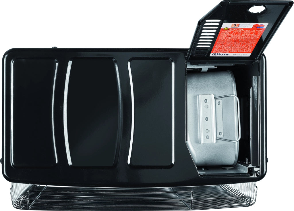 Qlima STUFA A COMBUSTIBILE CON STOPPINO R 3224 X  col. Nero