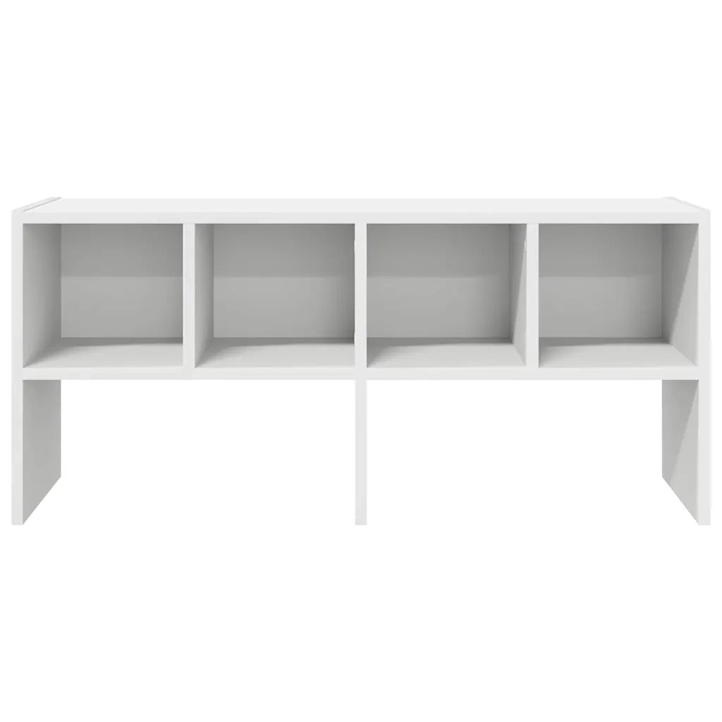 Scarpiera Impilabile Bianca 89,5x30x40 cm 858839