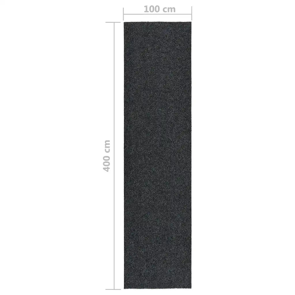 Tappeto Corsia Acchiappa Polvere 100x400 cm Antracite cod mxl 57377