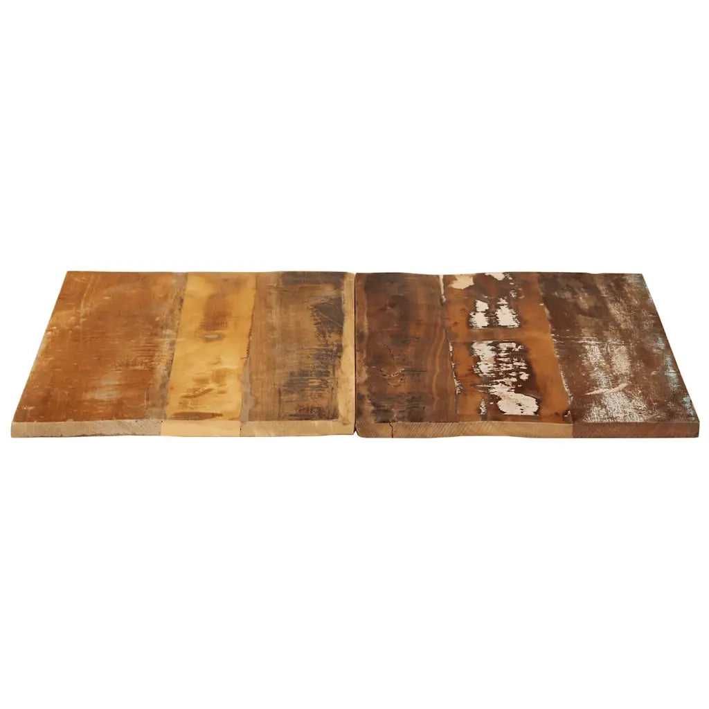 Piano Tavolo | Superficie Tavolo | Piano Scrivania Quadrato 70x70 cm 15-16 mm in Legno di Recupero