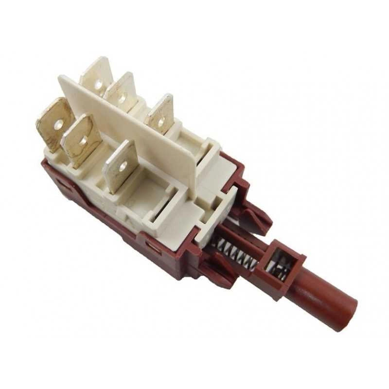 INTERRUTTORE ACCENSIONE ON OFF 6 CONTATTI LAVATRICE CANDY HOOVER - Candy Hoover Iberna Zerowatt