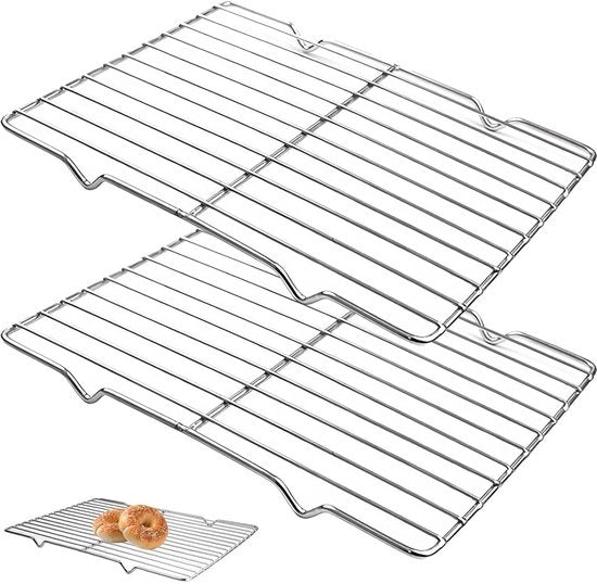 Griglia raffreddante per torte - 31x20 cm - Fornitura - Griglia - Raffreddamento - Adatto per dolci