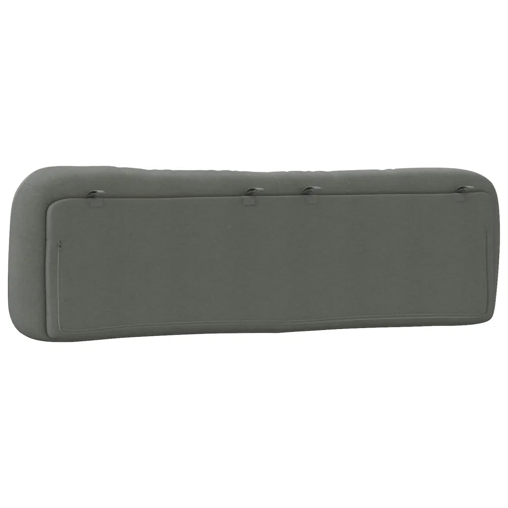Cuscino Testiera Hvar Grigio Scuro 180 cm in Tessuto CFW8224097