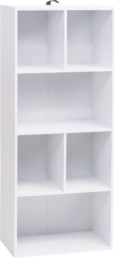 Cassettone con 8 Comparti - Opacchetta / Cassettone a Comparti - Bianco 50x30x118 cm
