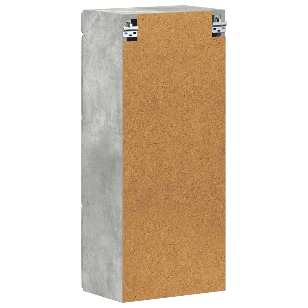 Armadio da bagno a muro TULUM Grigio cemento 37 x 24,5 x 86 cm 880334