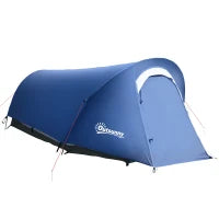 Tenda da Campeggio in Poliestere e Tessuto Oxford con Gancio Interno e Finestre a Rete, 265x140x95 cm