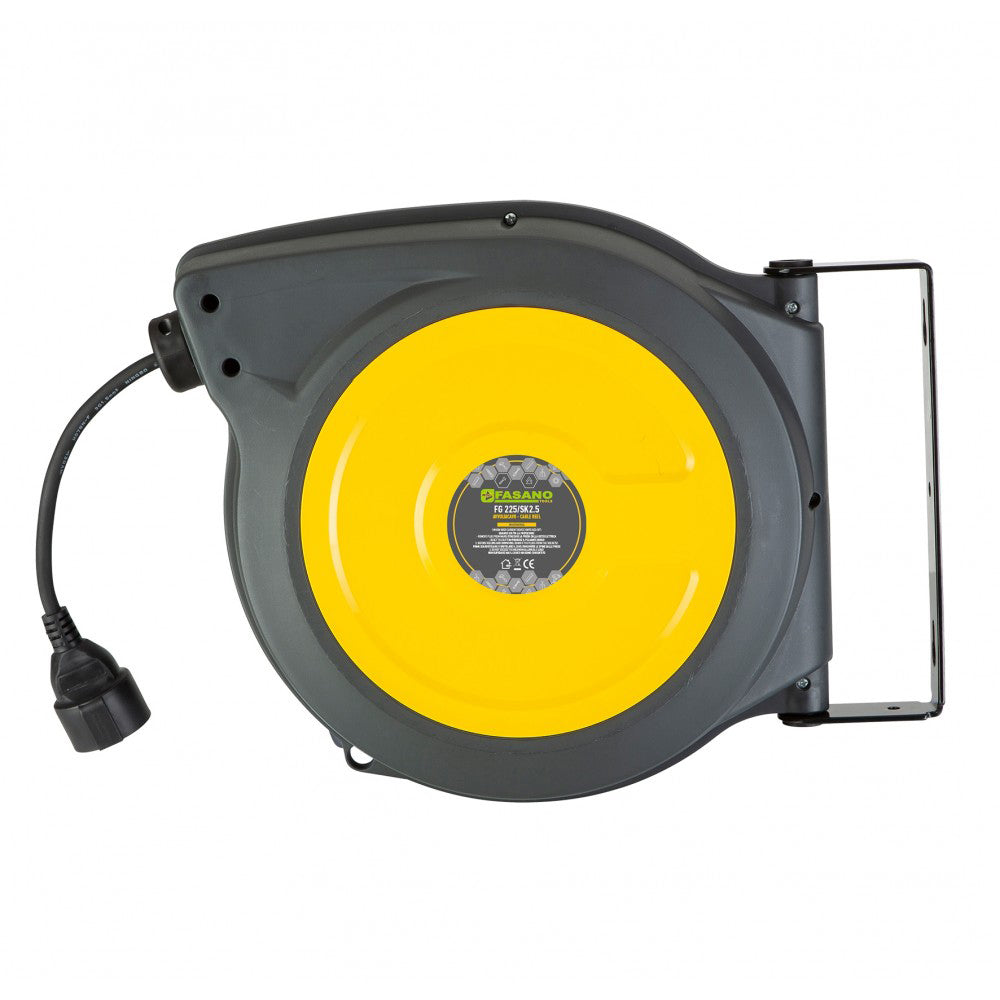 AVVOLGICAVO AVVOLGITORE AUTOMATICO 15m 3Gx1,5mm²  CON PRESA SHUCKO FASANO