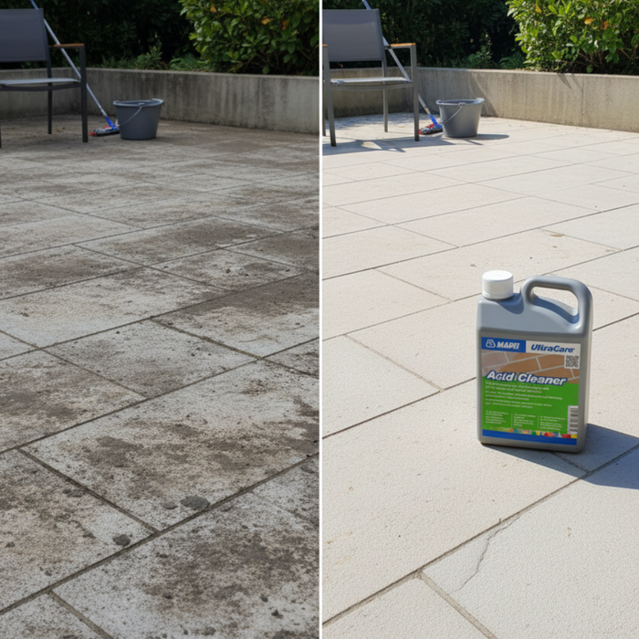 Pulitore liquido concentrato acid cleaner per residui cementizi tanica 1 litro *** pezzi 6 pz, confezione 1