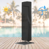 Custodia protettiva doccia esterna impermeabile antivento rivestimento anti uv *** modello faggio, confezione 1