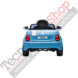 Auto Elettrica per Bambini Fiat 500e 12V-Blu