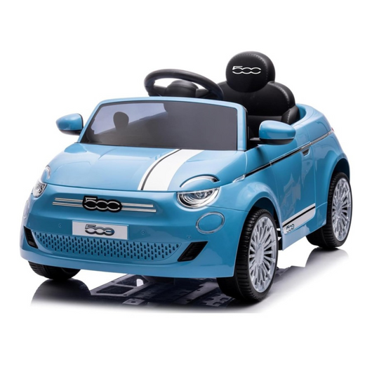 Auto Elettrica per Bambini Fiat 500e 12V-Blu
