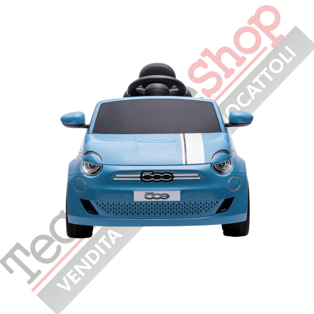 Auto Elettrica per Bambini Fiat 500e 12V-Blu