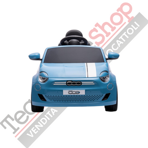 Auto Elettrica per Bambini Fiat 500e 12V-Blu