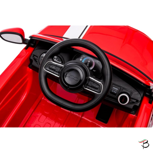 Auto Elettrica per Bambini Fiat 500e 12V-Rosso
