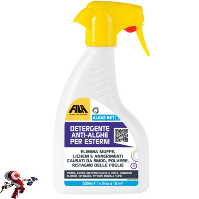 Fila Algae Net Ml.500 Detergente Anti-alghe Per Esterni