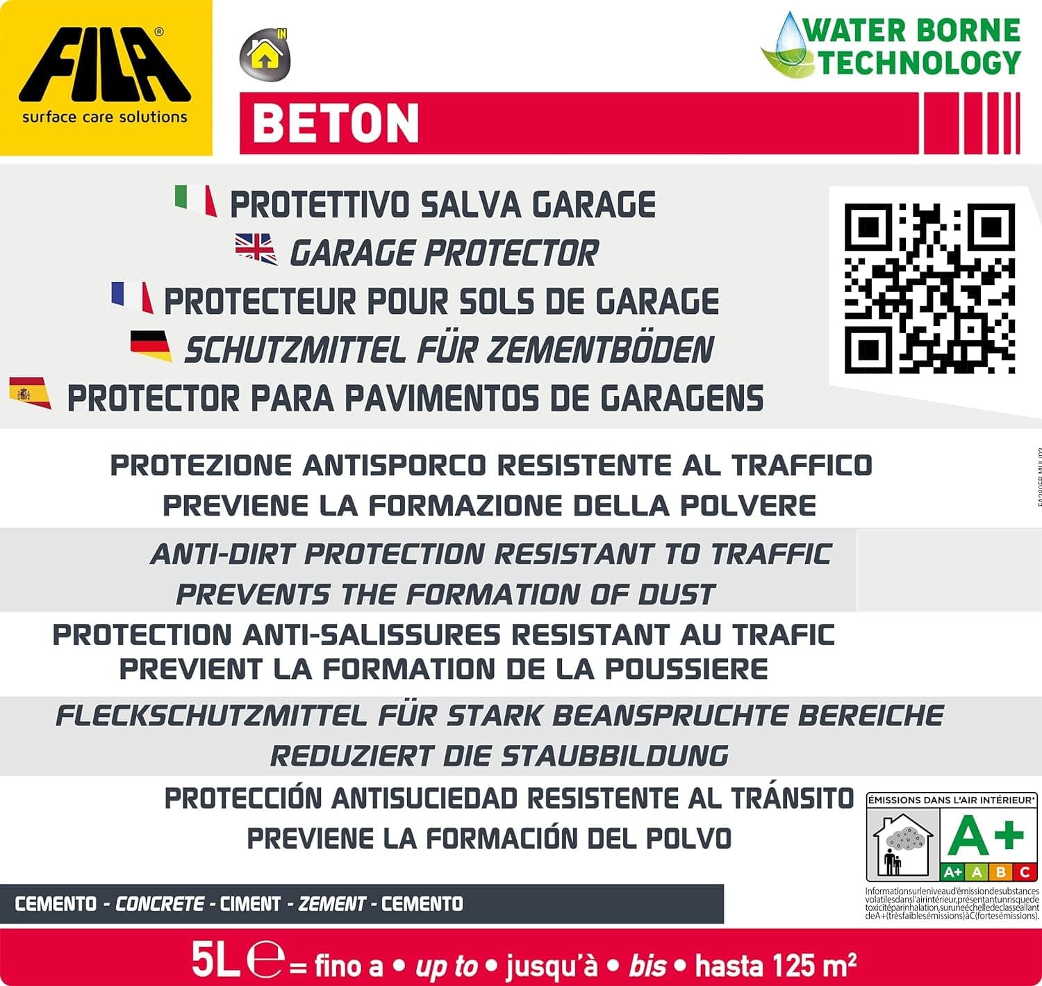 Fila Beton Lt.5 Protettivo Salva Garage