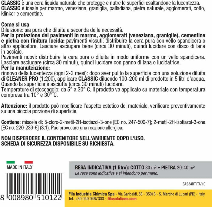 Fila Classic Lt.5 Eco-cera Liquida Protettiva