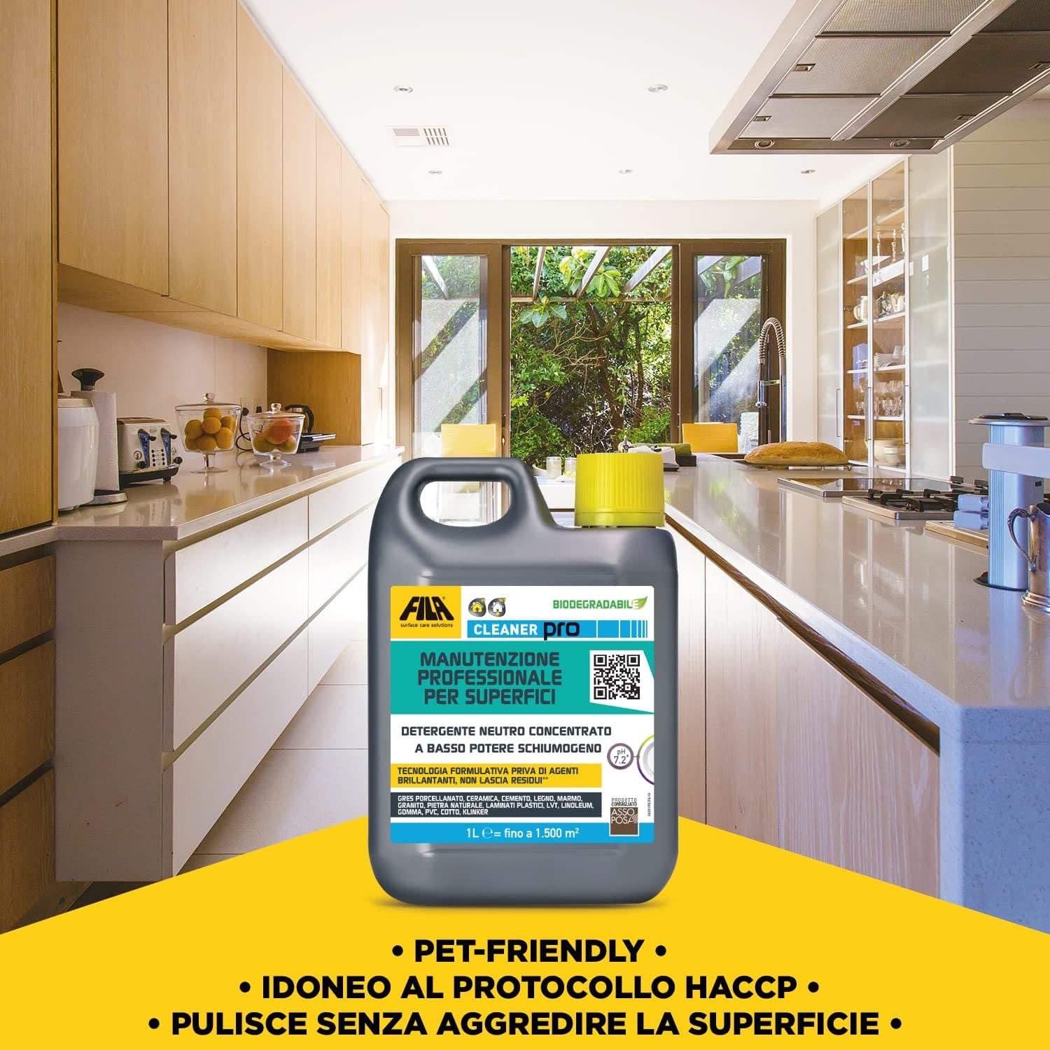 Fila Cleaner Pro Lt.1 Detergente Universale Per Pavimenti