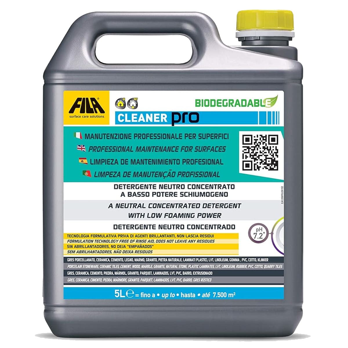 Fila Cleaner Pro Lt.5 Detergente Universale Per Pavimenti