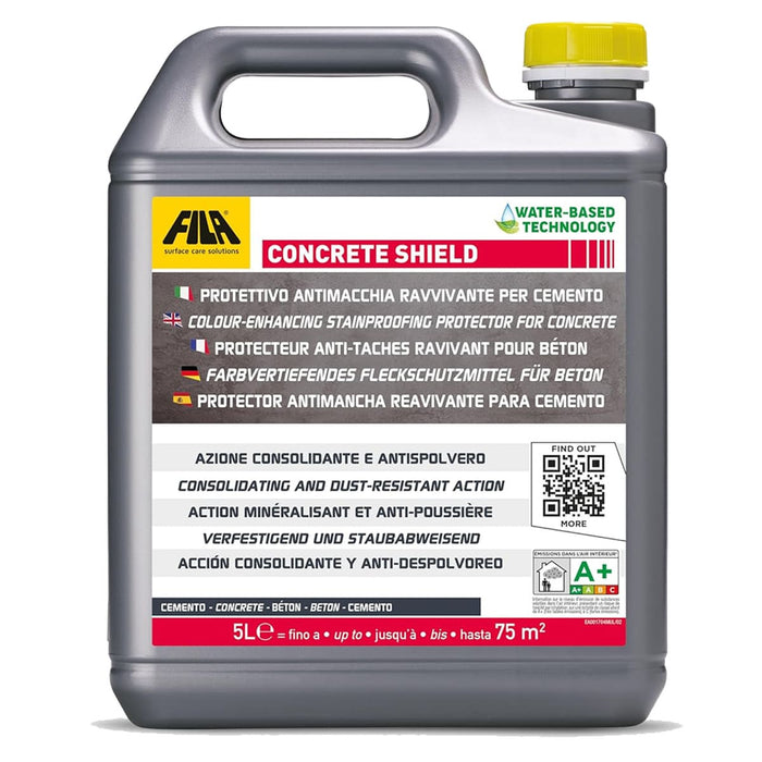 Fila Concrete Shield Lt.5 Protettivo Antimacchia Ravvivante Per Cemento