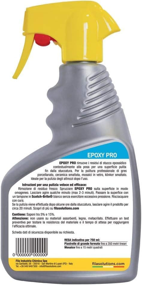 Fila Epoxy Pro Ml.750 Pulitore Istantaneo Per Stucco Epossidico Fresco
