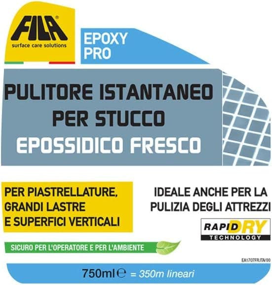 Fila Epoxy Pro Ml.750 Pulitore Istantaneo Per Stucco Epossidico Fresco