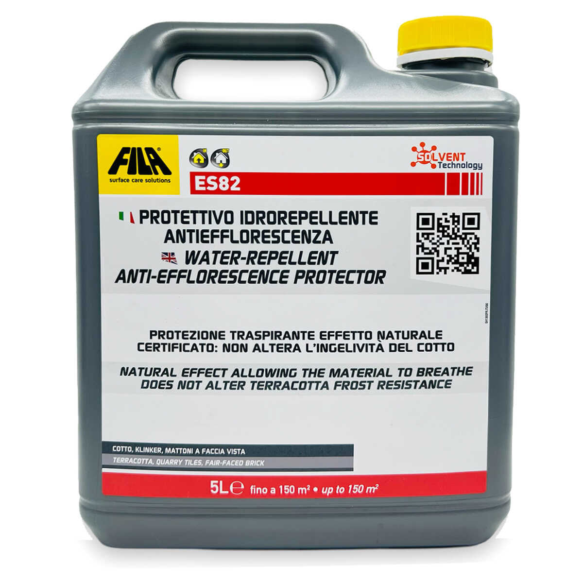 Fila Es82 Lt.5 Protettivo Idrorepellente Antiefflorescenza Base Solvente
