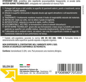 Fila Hydrorep Eco Lt.5 Idrorepellente Ad Effetto Naturale