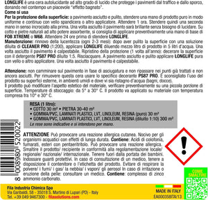 Fila Longlife Lt.5 Cera Protettiva Ad Effetto Lucido