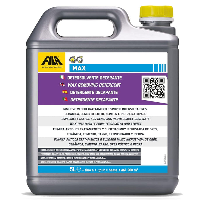 Fila Max Lt.5 Detergente Decerante 1l Per Cotto E Pietre