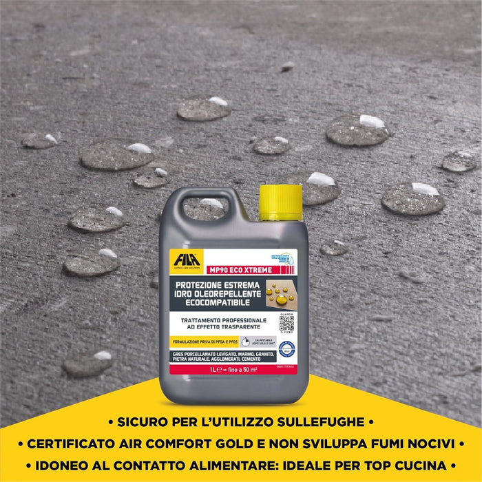 Fila Mp90 Eco Xtreme Lt.5 Protettivo Antimacchia Per Superfici Lucide Base Acqua