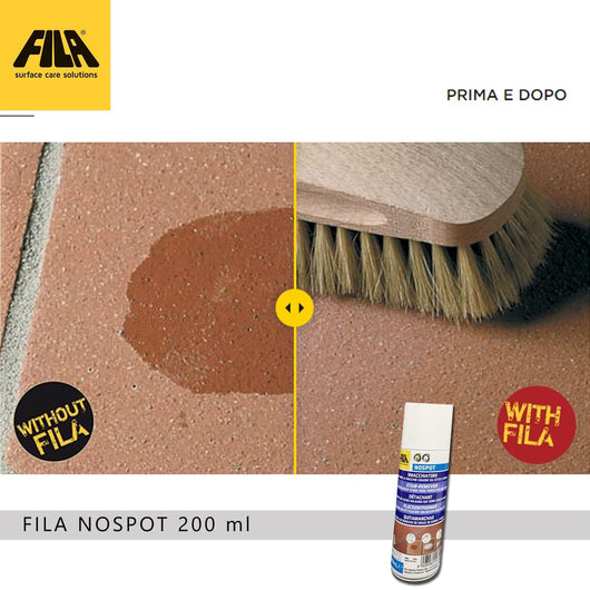 Fila Nospot Ml.200 Smacchiatore Spray Per Cotto Klinker E Pietra Naturale