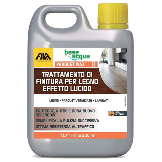 Fila Parquet Wax Lt.1 Trattamento Di Finitura Per Legno Effetto Lucido