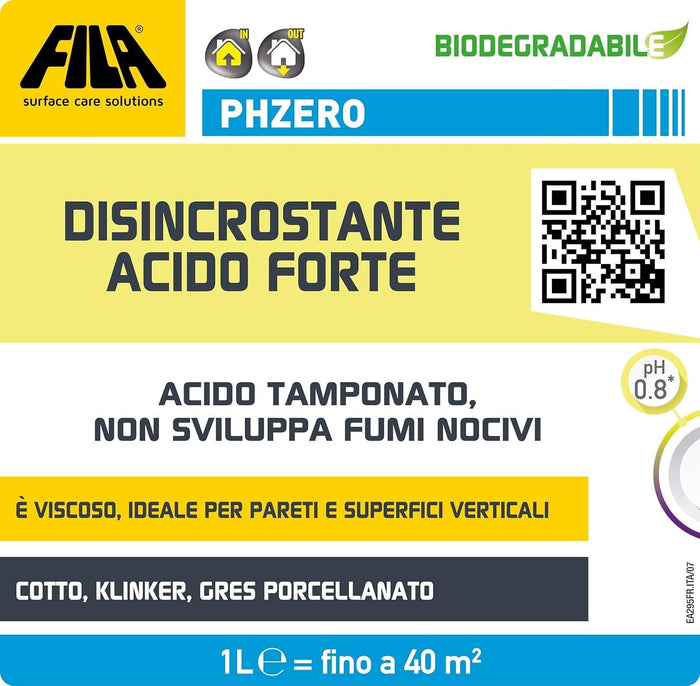 Fila Ph Zero Lt.1 Disincrostante Acido Forte