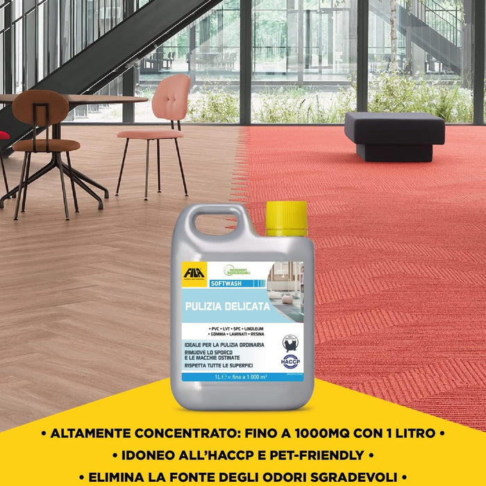 Fila Softwash Lt.1 Pulisce E Sgrassa Delicatamente Tutte Le Superfici Plastiche