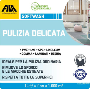 Fila Softwash Lt.1 Pulisce E Sgrassa Delicatamente Tutte Le Superfici Plastiche