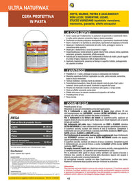 Fila Ultra  Naturwax Lt.5 Cera Protettiva In Pasta Per Cotto Pietra Cemento Marmo