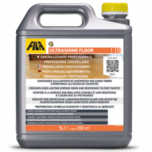 Fila Ultrashine Ffloor Lt.5 Cristallizzante Professionale Per Pietre Naturali Lucide