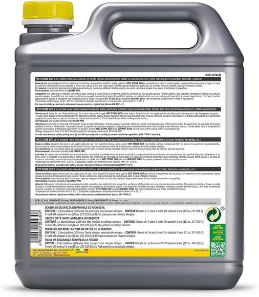 Fila Wet Stone Eco Lt.5 Protettivo Pietra Naturale Tonalizzante Ad Effetto Bagnato Idrorepellente