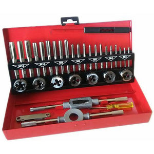 KIT FILIERA 32pz PROFESSIONALE PER FILETTATURA MASCHI E FEMMINE METRICA M5 M12