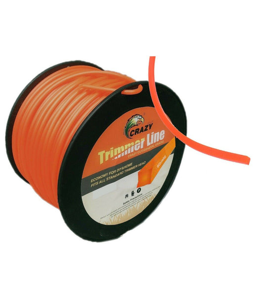 Filo Decespugliatore Quadrato 2.4 Mm Bobina 100 Mt Metri Tagliaerba Cavo Matassa         