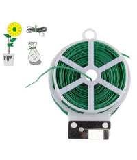 Filo Di Ferro Plastificato Con Anima Ferro Per Giardino Giardinaggio 50 Mt 90133         