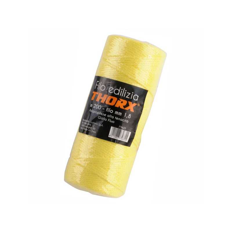 Filo Edilizia Giallo m 200 Thorx