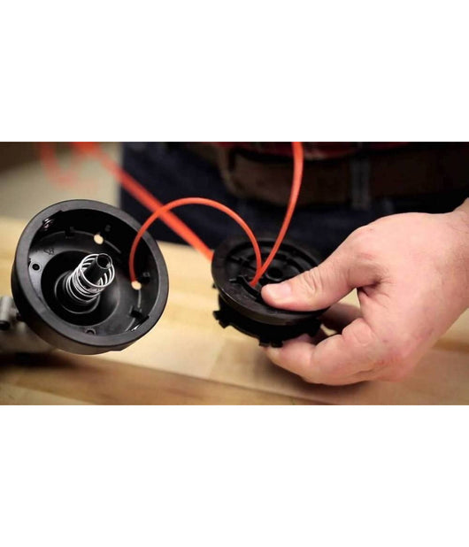 Filo Per Decespugliatore Tondo 2,7mm Bobina 100mt Tagliaerba Cavo Matassa Rosso         