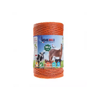 Kit completo per recinto elettrico con 1 x Elettrificatore 220V + 1 x Filo 500 MT 4 Mm² + 100pz isolatori per pali legno