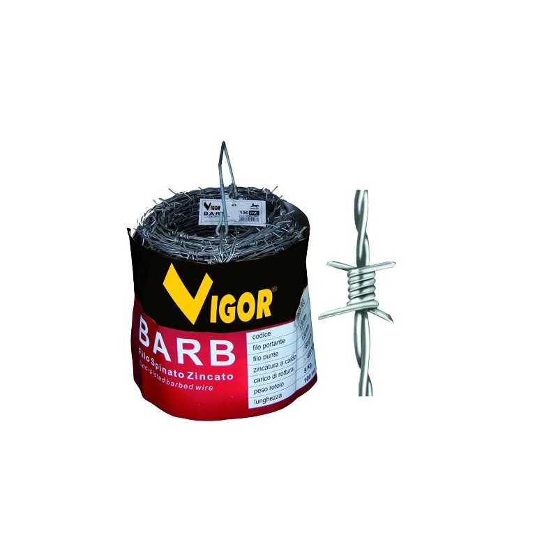 Filo Spinato Vigor Barb Zincato Mt. 100
