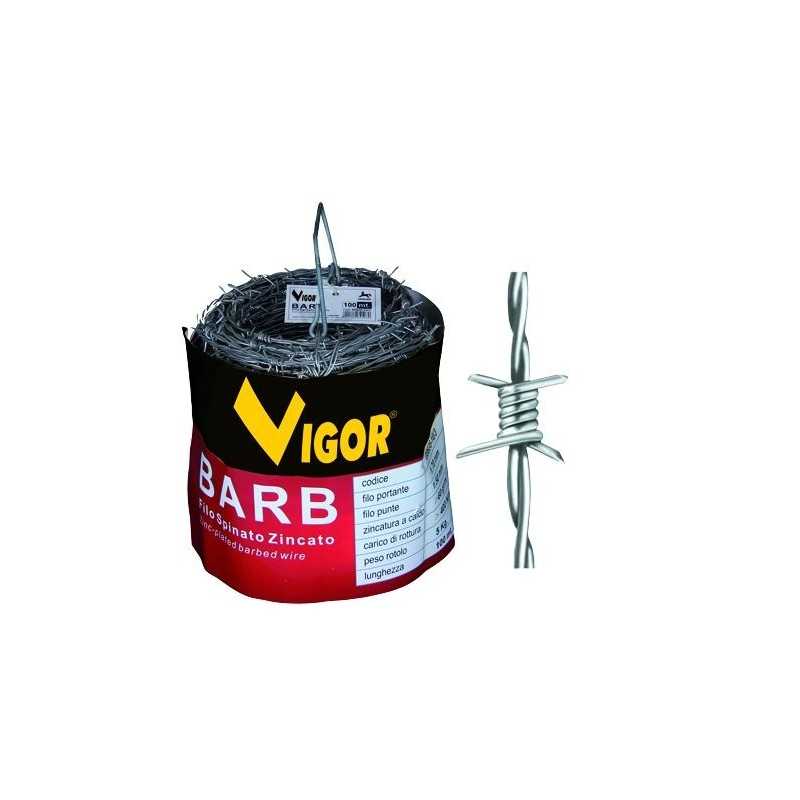 Filo Spinato Vigor Barb Zincato Mt. 250