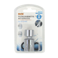 Trade Shop - Filtro Aeratore Rompigetto Prolunga Rubinetto Antispruzzo In Ottone Da 22 Mm 87193         