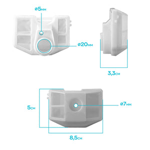 Filtro Dell' Aria Per Motosega 62Cc Ricambio Filtro Aria Compatibile Per Motosega A 2 Tempi 62Cc